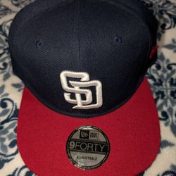 San Diego Padres New Era navy and burgundy baseball cap #MLB #baseball