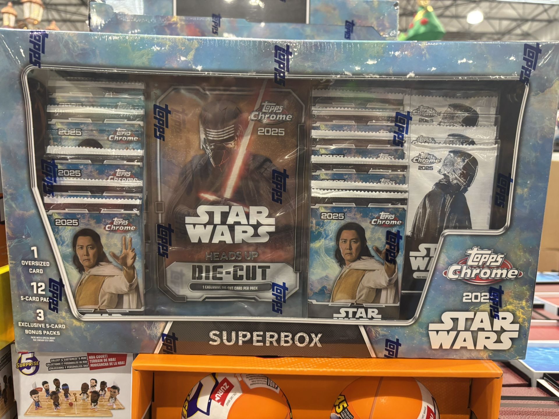 Topps Chrome Star Wars Super Box 2025 Costco Exclusive Trading Cards - Sealed!