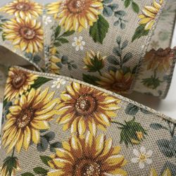 Premium sunflower ribbon