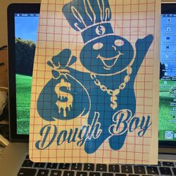 Window decal Sticker Dough Boy 
