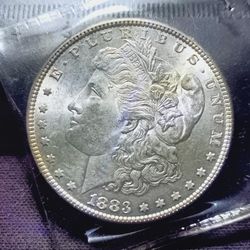 1883 Morgan Dollar 