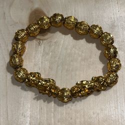 Gold Dragon Bracelet 