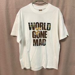 BAPE
White Camo WGM Ape Head Overlap T-shirt
Cotton jersey T-shirt.