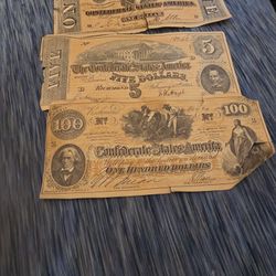 Antique American Currency 
