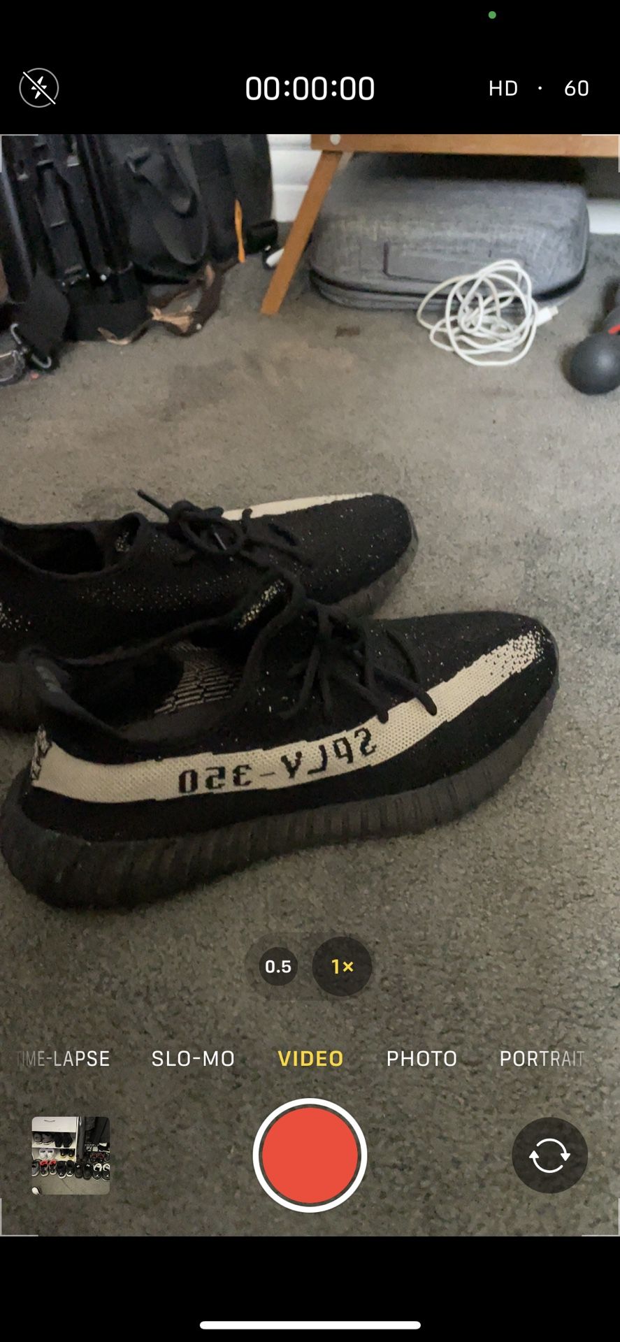 adidas Yeezy 350 Core Black White