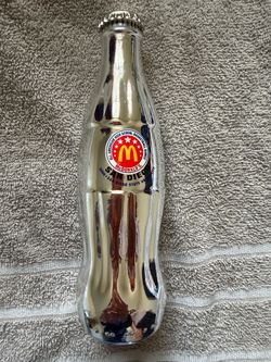 2006 McDonald's Coca-Cola silver commemorative bottle featuring the All American High School Basketball Games logo.