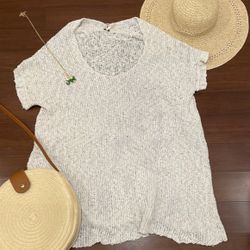 Free People For Anthropologie White Tunic