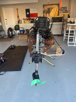Kayak with new motor