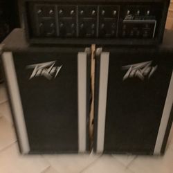Peavey Mixer & Two Speakers Everything $75