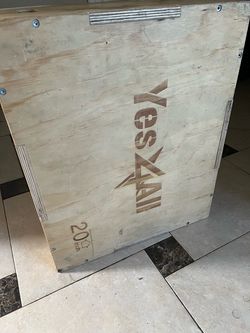 Yes4All 20-Inch Wooden Plyo Box