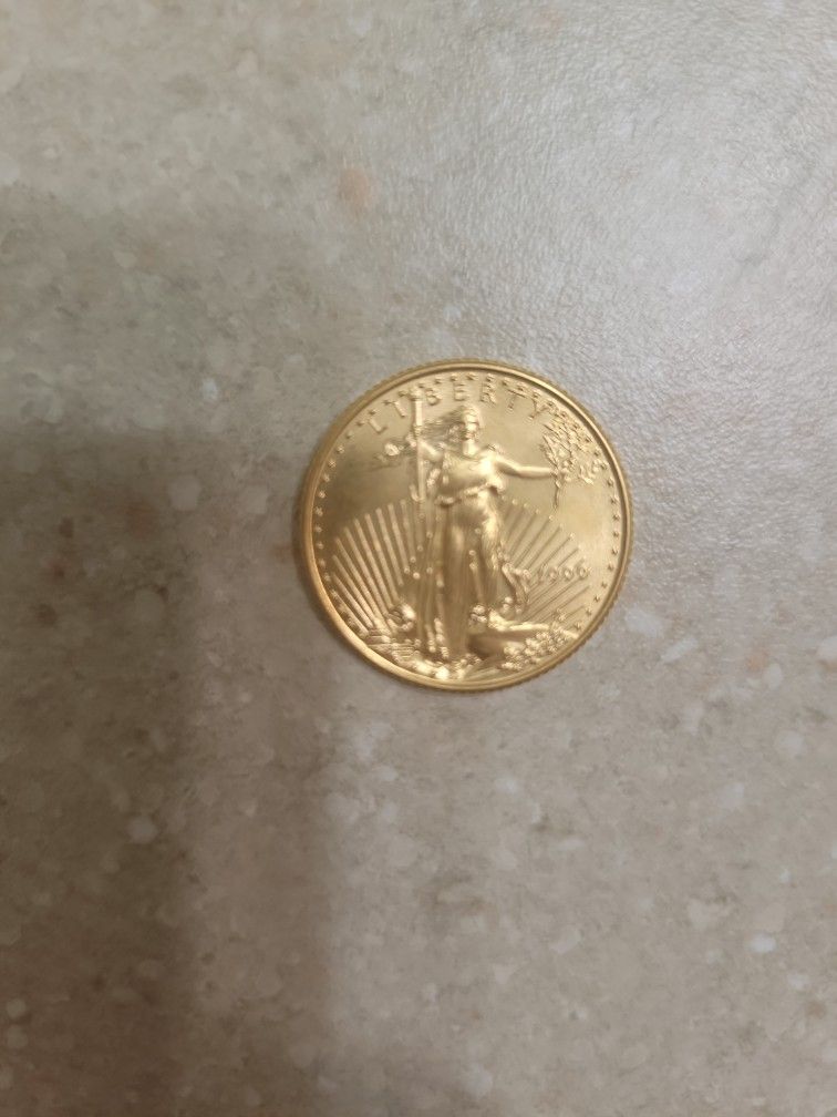 1999 1/4 Oz American Gold Eagle. BU