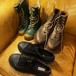 Hunter Men’s Rain Boots Size 9, 3 Pair