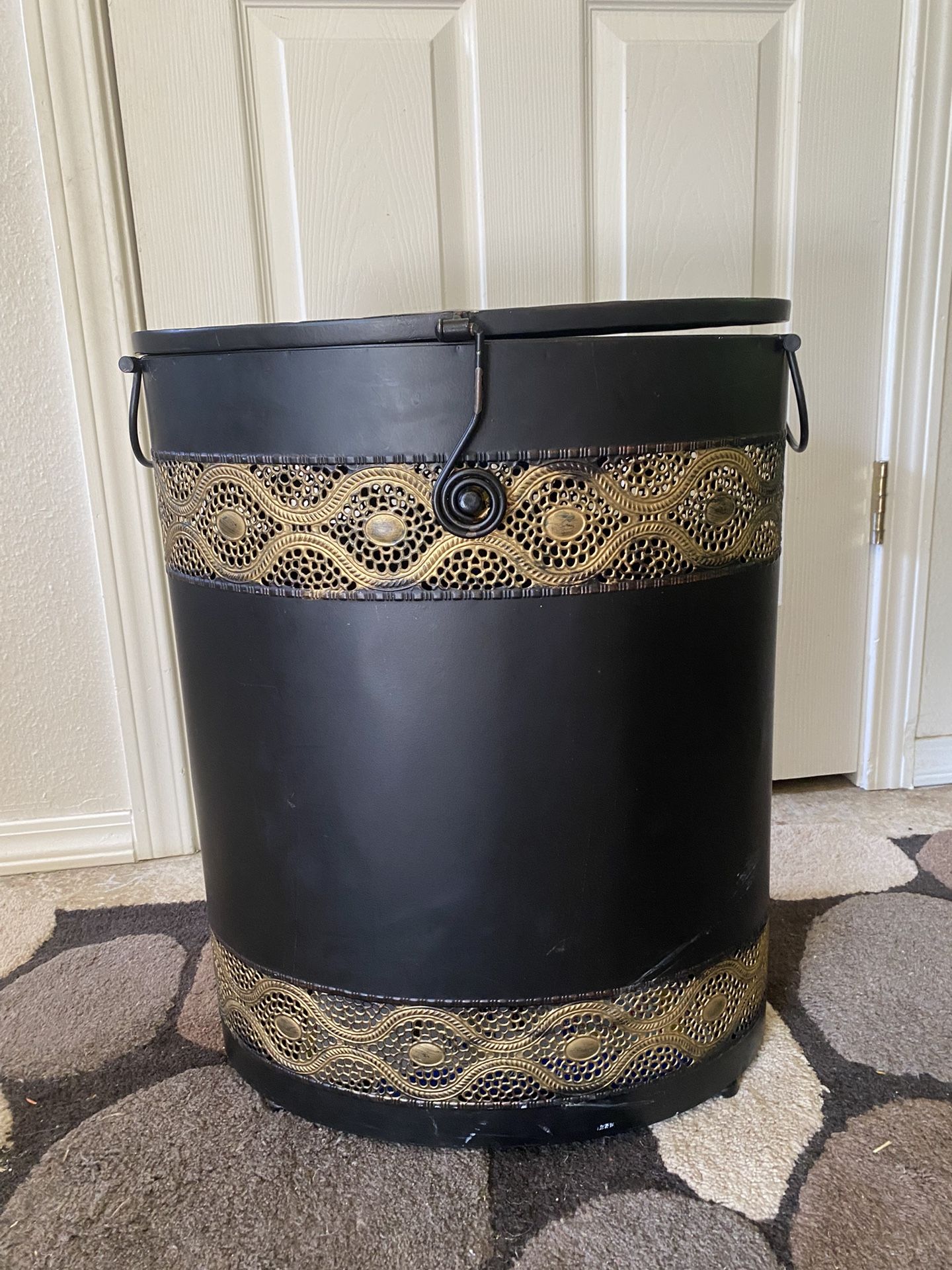 Black & Gold Basket