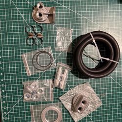 Universal Aluminum Oil Filter Relocation Adapter w/8 Ft 1/2 in. Hose