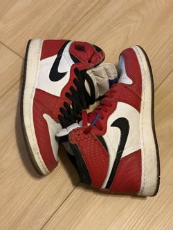 Jordan 1 Retro High Spider-Man Origin Story Size 7Y GS 575441-602