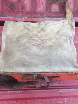 URBANA Indiana antique seed sower