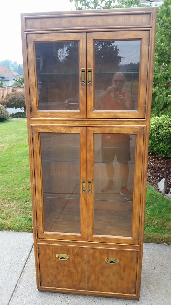 China Cabinet Drexel Heritage Illuminated For In China Cabinet Drexel Heritage Illuminated