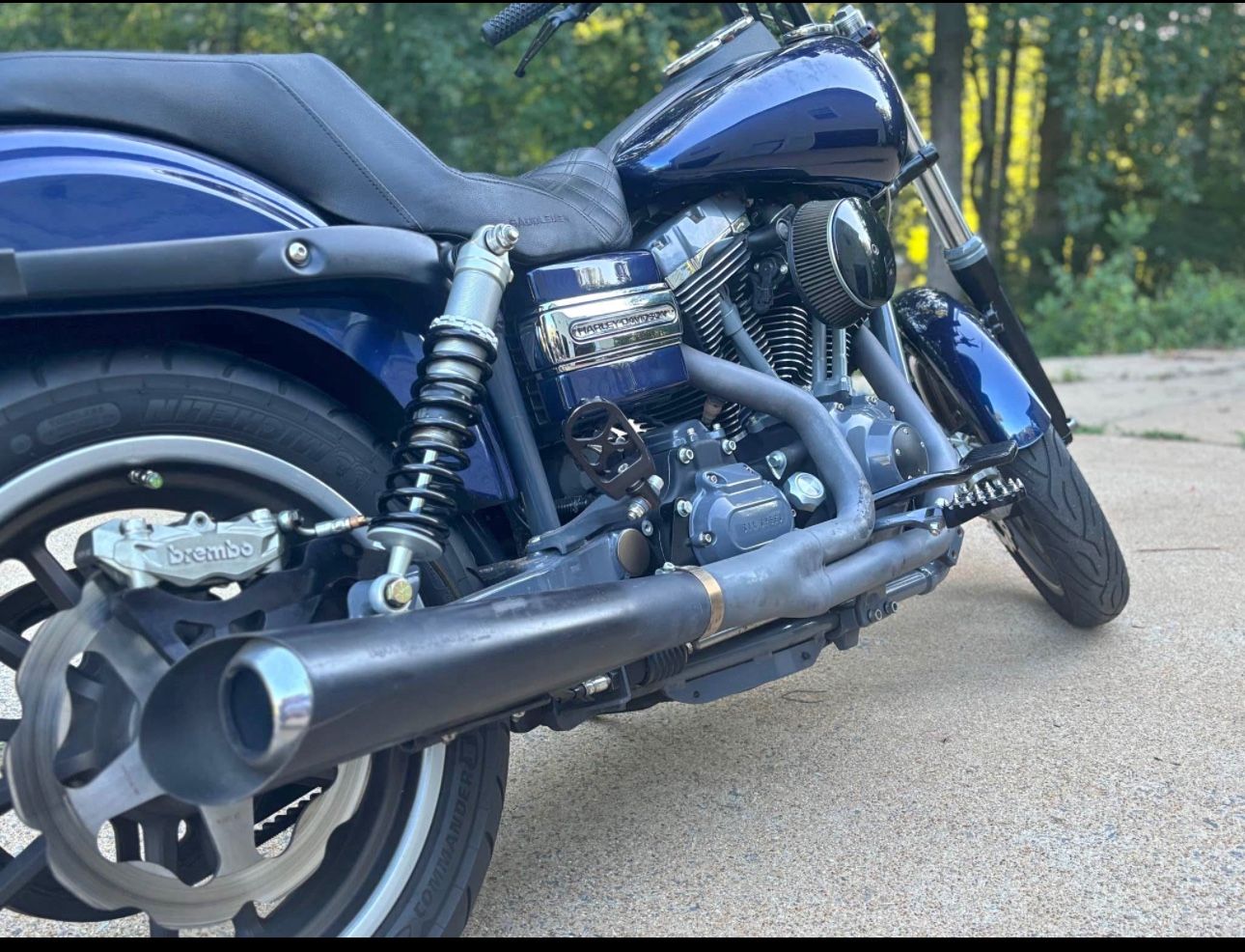 Harley Davidson Motorcycle With Brembo Breaks 