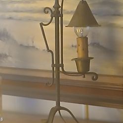 Antique Spanish Style Table Lamp