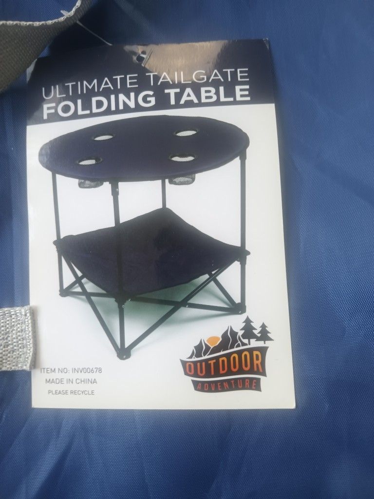 Camping Table And Cooler-Portable
