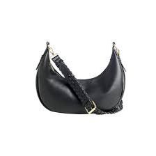 NEW Jules Kae Black Vegan Hobo Shoulder Crossbody Handbag 