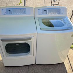 LG set washer and dryers 