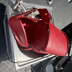 Biohazard Waste Bin Receptacle Caps Top