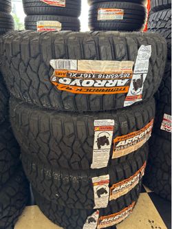 ✅📲265/65/18 vendo set de llantas nuevas arroyo rt