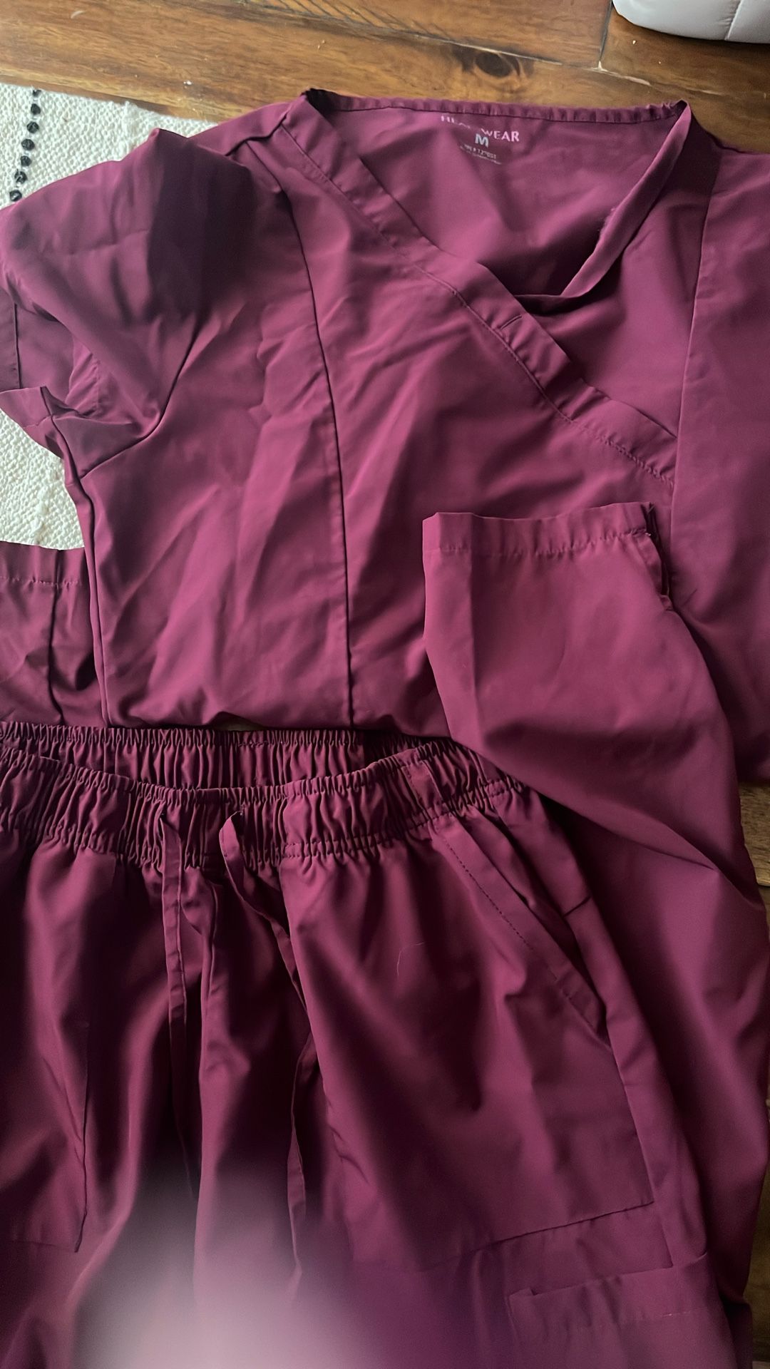 Maroon Scrubs (Hear Wear) 