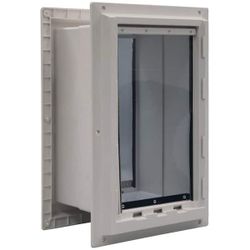 Thru-the-Wall 9.75 in. x 17 in. Wall Install Pet Door