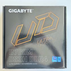 Gigabyte B760M DS3H DDR4 Micro ATX Motherboard - w/ warranty!