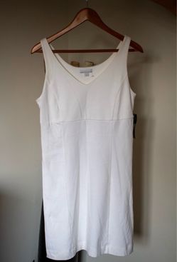 New York & Company Ivory Sheath Dress Size S