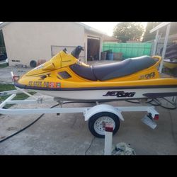 SEADOO JET SKI KAWASAKI STX 900 WITH FRESH 1100 TRIPLE INSTALL 00 HOURS BEAUTIFUL INSIDE AND OUT 2025 TAGS WITH TRAILER 2900 