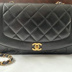 1991 Chanel Lambskin Diana 