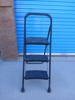 Black Step Ladder Stool