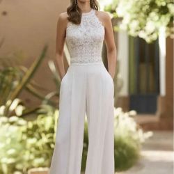 Beautiful Bridal Jumpsuit US2 UK4