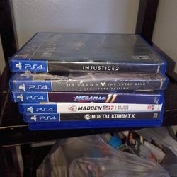 6 PS4 Games 