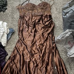 Brown Formal Dress