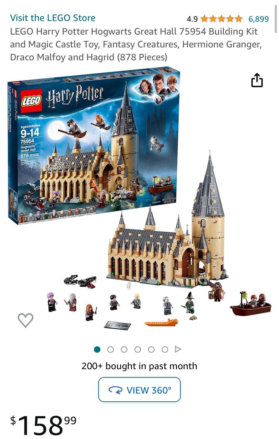 Harry Potter Hogwarts Lego Set 75954