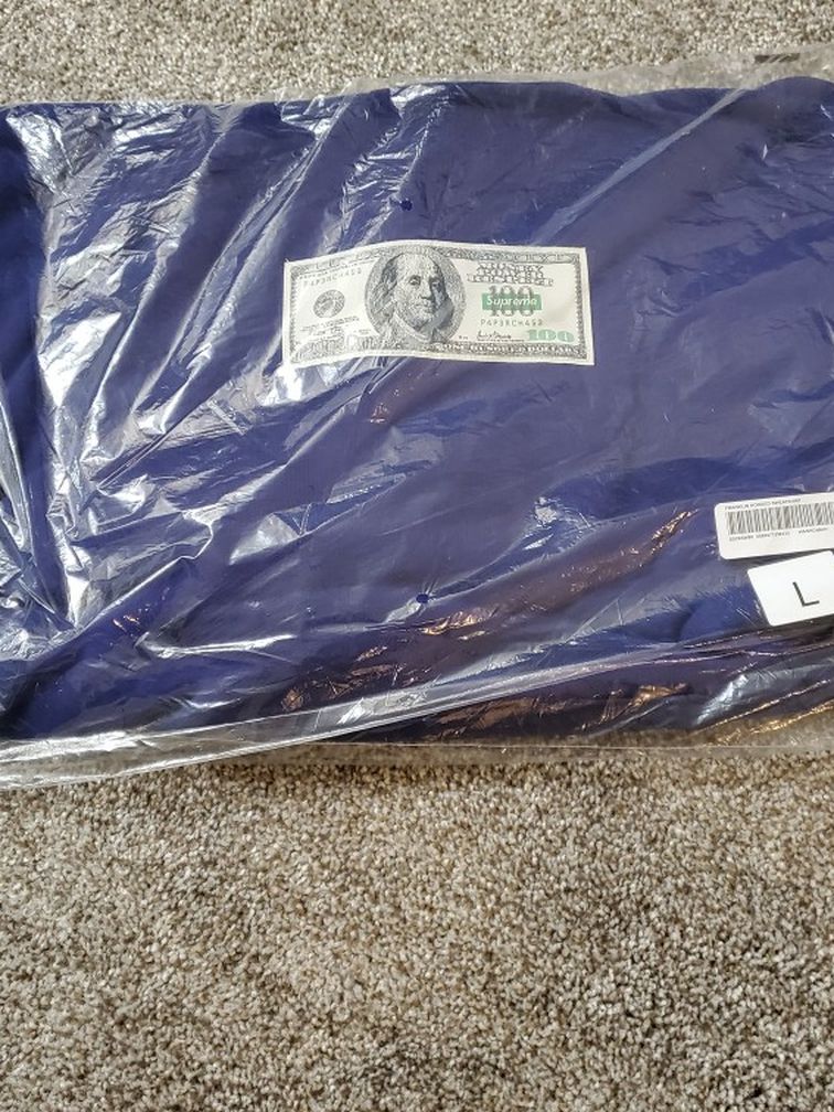 Supreme Franklin Hoodie Purple Size L