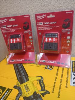 2) brand new Milwaukee M18 power supply ($87.14 each one