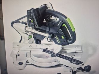 Festool cordless chop and portable stand