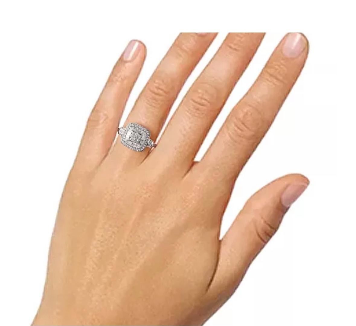 🌟🌟 Diamond Vintage Inspired Ring (1/2 ct. t.w.) in 14k white Gold🌟🌟