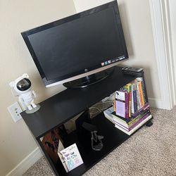 Faux Wood  Small Tv Stand 