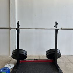 Stand Alone Adjustable Squat Racks 