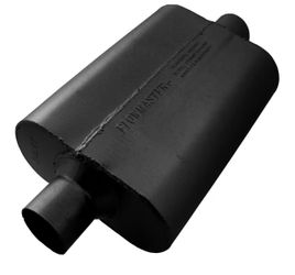 Two Flowmaster 942540 40 Delta Flow Muffler - 2.50 Center In and 2.50 Center Out - Aggressive Sound