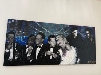 Rat Pack Painting by Herbert Waldroup