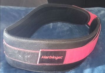 Harbinger 5" Womens Size Small Pink Lightweight Padded Core Weight Lifting Belt