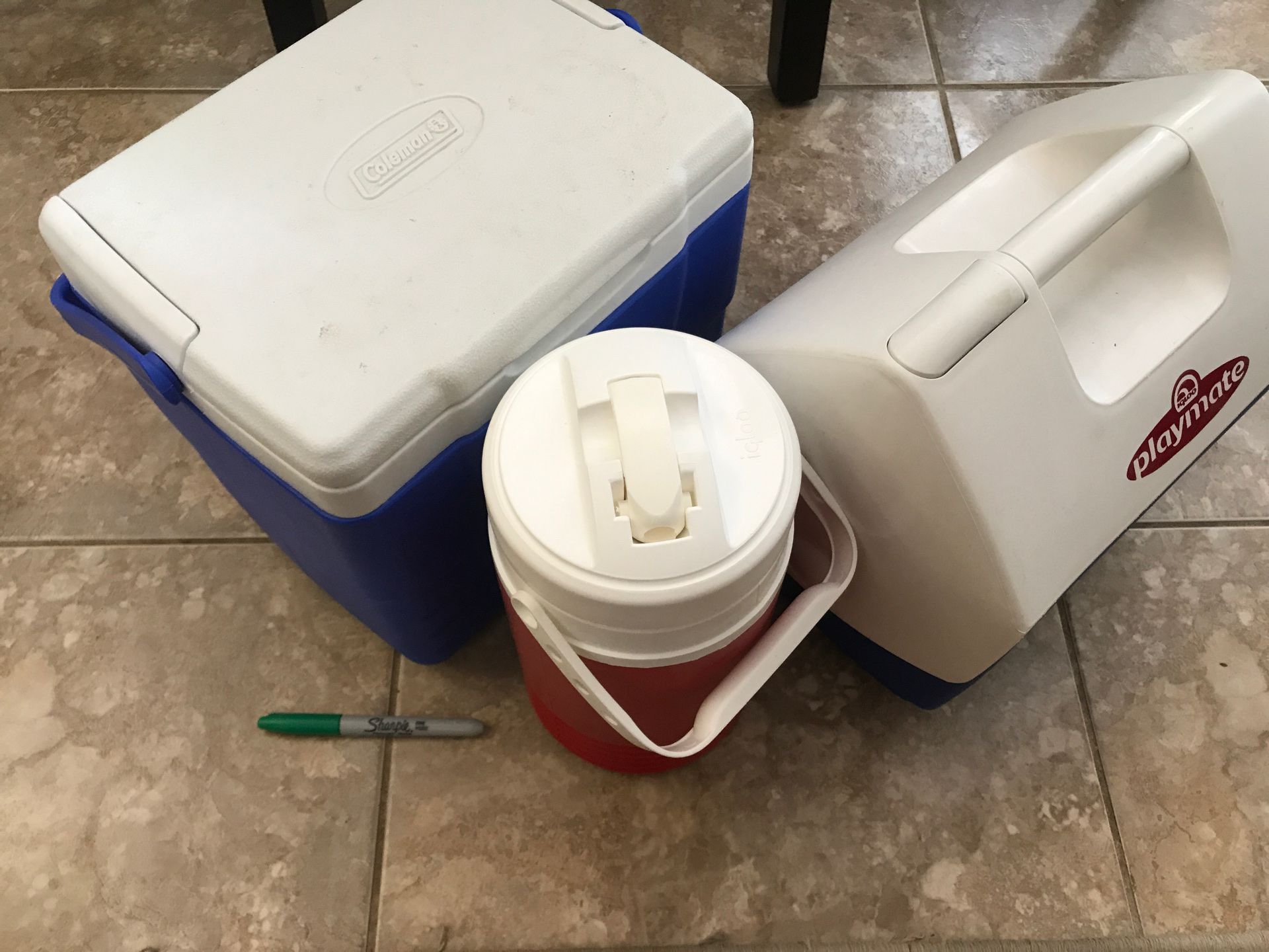 Assorted Small Coolers