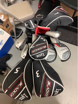 Complete Lynx Black Cat Golf Set + Bag | New Golf Pride Grips | Ready to Play